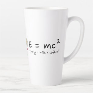 Tasse Latte La vraie loi de l'énergie Café Physique 101 Einste