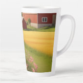 Tasse Latte Labrador Retriever à la ferme (Droite)