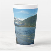 Tasse Latte Lac Mendenhall dans Juneau Paysage de l'Alaska (Devant)