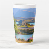 Tasse Latte Lac Tekapo pittoresque (Devant)