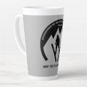 Tasse Latte L'Accident De Ski Va Bien Bientôt (Angle gauche)