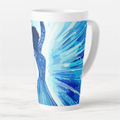 Tasse Latte Lâchez prise (Angle droit)