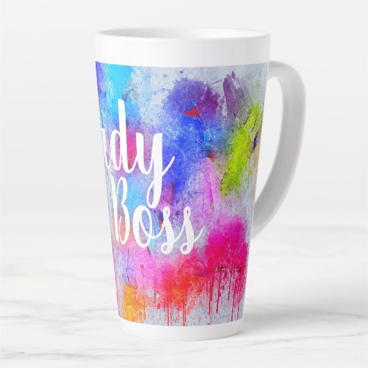 Tasse Latte Lady Boss (Angle droit)