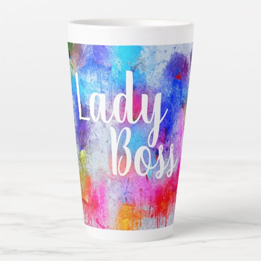 Tasse Latte Lady Boss (Devant)
