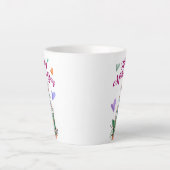 Tasse Latte Lady Gardening Flowers Fête des mères (Devant)