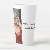Tasse Latte Lady in Red mug, Virginia Rose Collection (Devant)