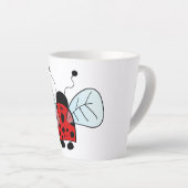 Tasse Latte Ladybird (Angle droit)