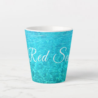 Tasse Latte Lagune de la mer Rouge