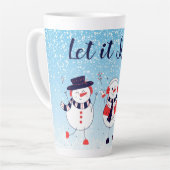 Tasse Latte Laisse-le neiger (Angle gauche)