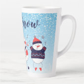 Tasse Latte Laisse-le neiger (Droite)