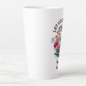 Tasse Latte Laissez l'amour grandir sauvage mignon positif (Devant)