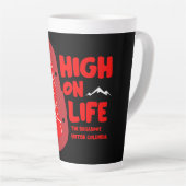 Tasse Latte L'alpinisme bugaboos Canada (Angle droit)