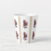 Tasse Latte L'amiral de guerre perd à Underdog Seabiscuit (Devant)