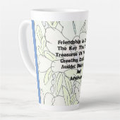 Tasse Latte L'Amitié Est La Clé   (Angle gauche)