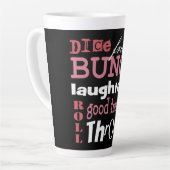 Tasse Latte L'amitié noire du métro Bunco (Angle gauche)