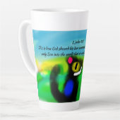 Tasse Latte l'amour de Jésus (Angle gauche)