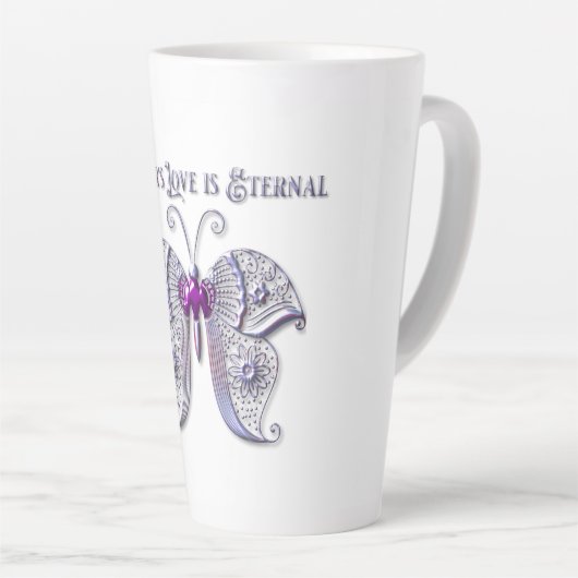 Tasse Latte L'amour de la mère est éternel (Angle droit)