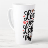 Tasse Latte L'amour de maman (Angle gauche)