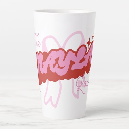 Tasse Latte L'amour de NAYLA (Devant)