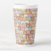 Tasse Latte L'amour des chiots (Devant)