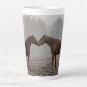 Tasse Latte L'amour du cheval (Devant)