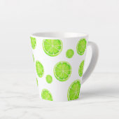 Tasse Latte L'amour du citron. (Angle droit)