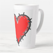 Tasse Latte L'amour est (Angle droit)