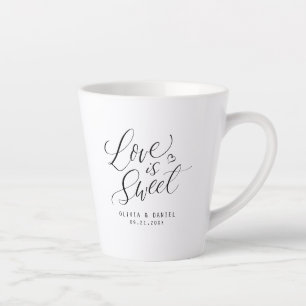 Tasse Latte "L'amour est doux", une préférence pour un maria