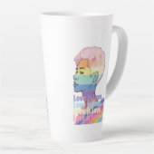 Tasse Latte L'amour est l'amour (Angle droit)