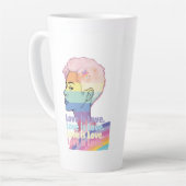 Tasse Latte L'amour est l'amour (Angle gauche)