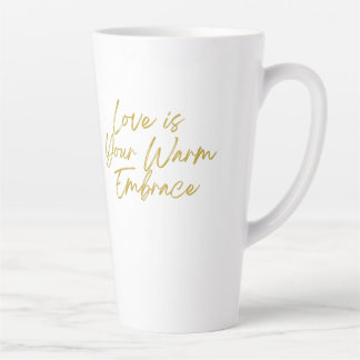 Tasse Latte L'amour est votre brave bracelet en latte haute