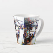 Tasse Latte L'amour n'est pas un mur, c'est un pont (Angle droit)