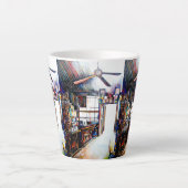 Tasse Latte L'amour n'est pas un mur, c'est un pont (Devant)