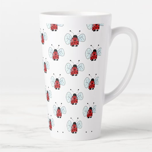 Tasse Latte Lampe de table coccinelle (Droite)