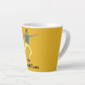 Tasse Latte Lancement de Discus (Angle droit)