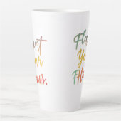 Tasse Latte Lancer vos défauts (Devant)