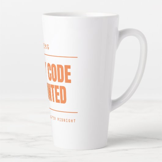 Tasse Latte L'ancien code est hanté Drôle de programmeur dével (Droite)