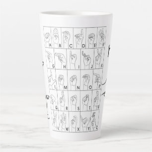 TASSE LATTE LANGUE DE SIGNE 