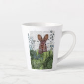 Tasse Latte Lapin dans une patte de chou (Droite)