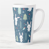 Tasse Latte Lapin de Noël (Droite)