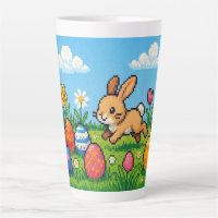 lapin de Pâques mignon 8 bits