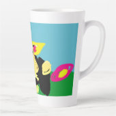Tasse Latte Lapin de printemps (Droite)