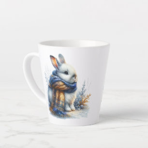 Tasse Latte Lapin d'hiver