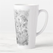 Tasse Latte Lapin en fleurs (Droite)