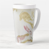 Tasse Latte Lapins et Beagle (Angle droit)