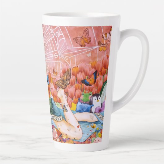 Tasse Latte L'après-midi (Droite)