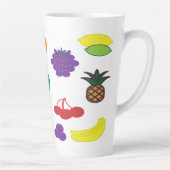 Tasse Latte L'art des fruits (Droite)
