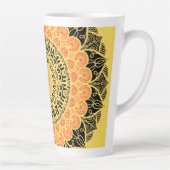 Tasse Latte l'art mandela (Droite)