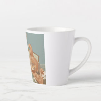 Tasse Latte L'art nautique marchand en train de couler