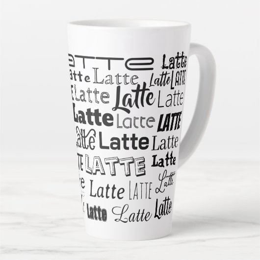 Tasse Latte Latte (Angle droit)